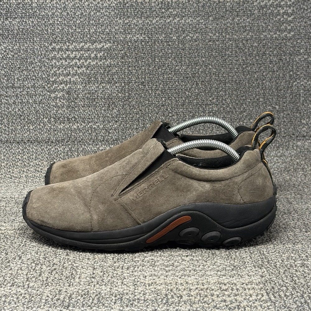 Merrell Jungle Moc J60787 Men's 9M Gunsmoke Suede Slip-On Hiking Shoes
